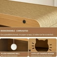 thumbnail image 5 of Snugspot 22inch Large Cat Scratcher House for Indoor, Hanging Ball Toy and Cat Scratching Pad, Large Space Cat Bed Furniture for Multi Cats, 5 of 7