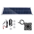 thumbnail image 1 of Youkk Solar Panel Kit Dual USB Solar Cell Portable Solar Generator Outdoor for Boat Camp Hiking Mobile Phone Fan, 1 of 6