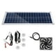 thumbnail image 1 of Naiovety Kit de panel solar Placa de de Controlador de celda solar a prueba de agua Generador solar de energía Teléfono carpas Admirador, 1 of 6