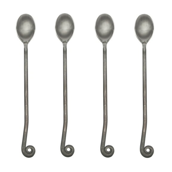Gourmet Settings Treble Clef 18/10 Stainless Iced Beverage Spoon (Set of Four)