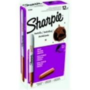 Sharpie Fine Tip Acid-Free Non-Toxic Permanent Marker - Metallic Bronze, Pack 12