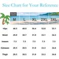 thumbnail image 2 of Men's Swim Trunks,Mesh Lining Quick Dry with Pockets Beach Shorts Hawaiian Bathing Suits Swim Pants, 2 of 9