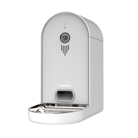 UPC: 0843775108027 | Dogness Automatic WiFi Dog/Cat Smart Camera Feeder – 6.5 Lbs. Large Capacity  App Control Food Dispenser with WiFi  Portion Control  Voice Recording Timer Programmable – Grey