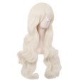 thumbnail image 2 of LinYooLi 28 Pouces/70 cm Perruque Synthétique Cheveux Longs Bouclés (Brun Blond Mélangé), 2 of 4