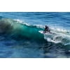 Laminated Poster Surfing Surfboard Surfer Water Water Sports Surf Poster Print 24 x 36