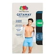 Fruit of the Loom Men's Getaway Collection Boxer Briefs, 3Pack