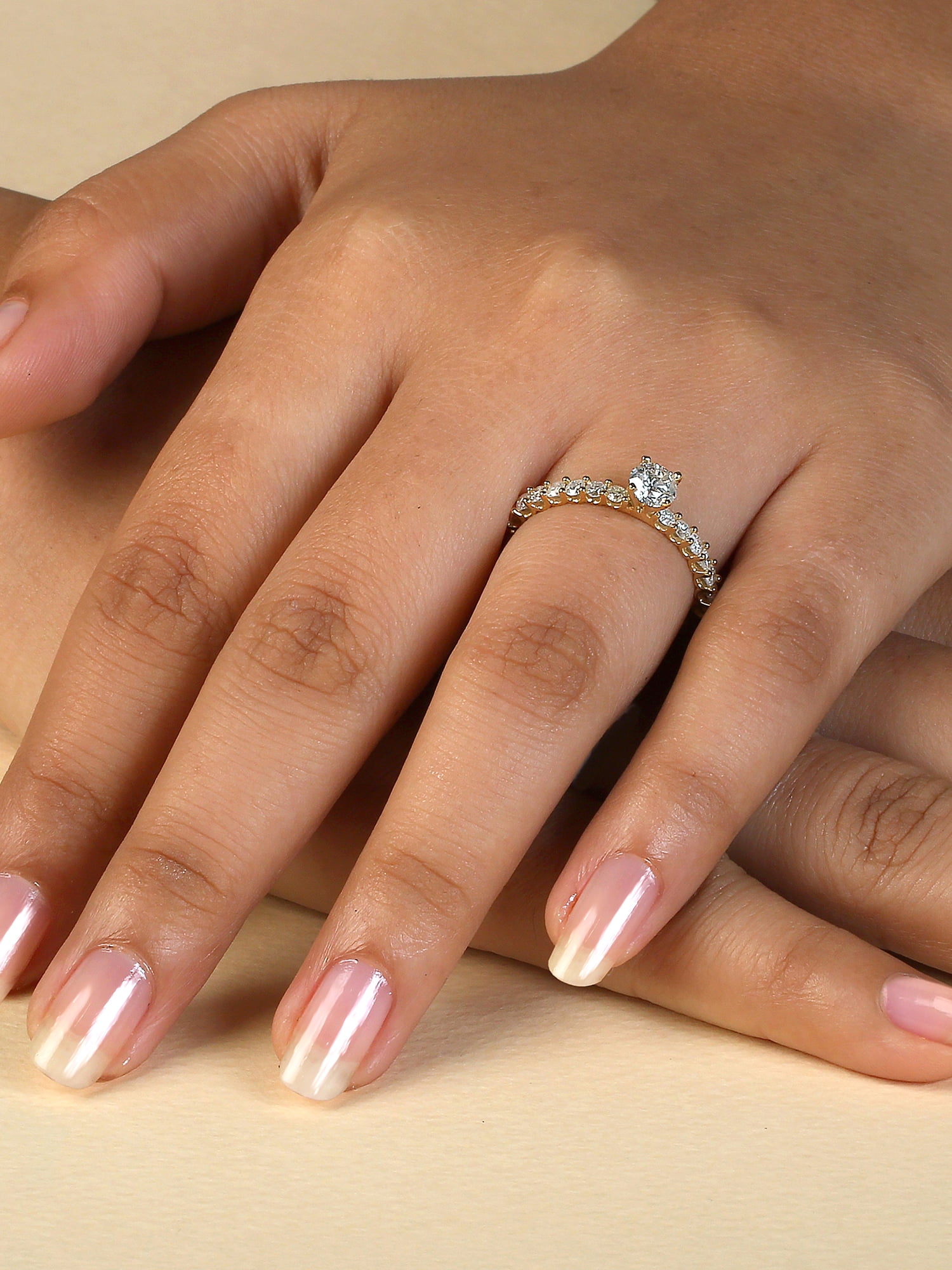 1 Carat T.W. Diamond Classic 14kt Yellow Gold Engagement Ring