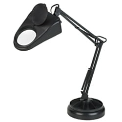 - Realspace™ Magnifying Lamp With Rotating Organizer Base, 24-7/16