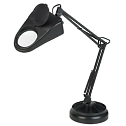 - Realspace™ Magnifying Lamp With Rotating Organizer Base, 24-7/16