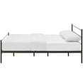 thumbnail image 2 of Industrial Country Cottage Farm Beach House Bedroom Queen Size Platform Bed Frame, Metal Steel, Brown, 2 of 5