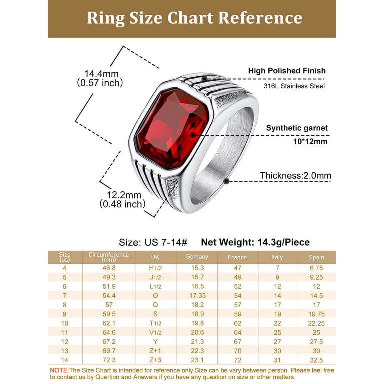 Size Chart Ring Size For Mens Pinky Men How Do You Calculate Your