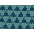 thumbnail image 1 of Ahgly Company Indoor Rectangle Patterned Medium Teal Green Area Rugs, 5' x 7', 1 of 6