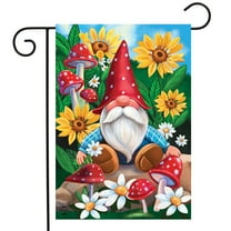 Briarwood Lane Gnome And Garden Summer Garden Flag