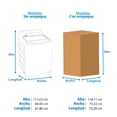 thumbnail image 4 of Lavadora Mabe 22 kg Blanca LMH72205CBAB0 Carga Superior, 4 of 4