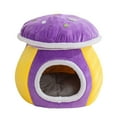 thumbnail image 1 of Lit pour Chat d'Intérieur Mignon avec Coussin Détachable pour Sommeil au Chaud, Design Classique pour Usage Général, 1 of 6