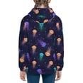 thumbnail image 6 of Rocae Sea Jellyfish for Zip Up Hoodies for Teen Sweatshirt with Hood-Medium, 6 of 6