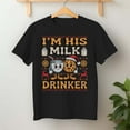 thumbnail image 2 of I'M His Milk Drinker I'M Her Cookie Eater – T-Shirt, Hoodie & Sweatshirt – Holiday Humor – Couples & Families, 2 of 6
