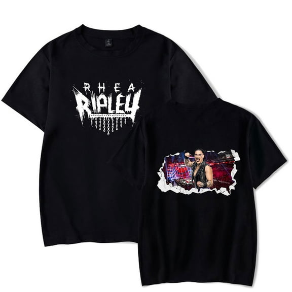 Rhea Ripley Men/Women T-Shirt Summer Streetwear Harajuku Tshirt Shirt Short Sleeve