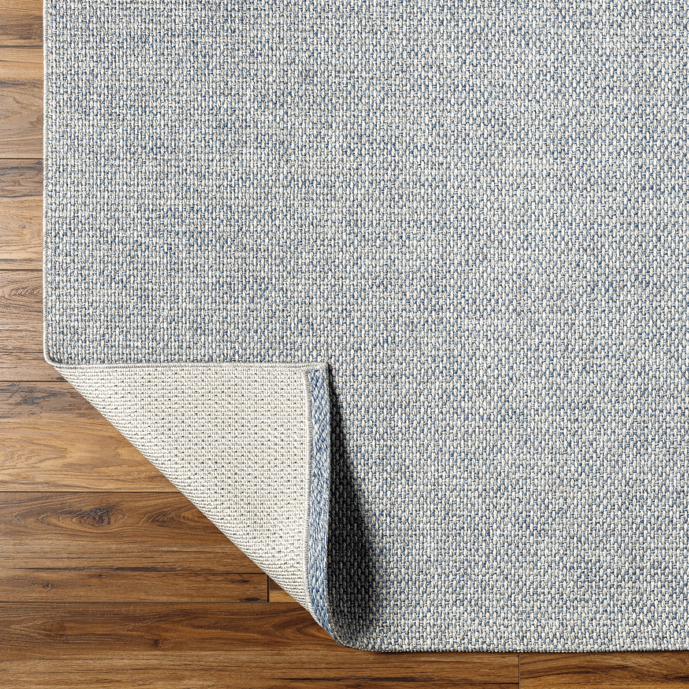 Livabliss x Becki Owens Birdie Neutral Indoor/Outdoor Area Rug,6'4" x 9',Light Blue