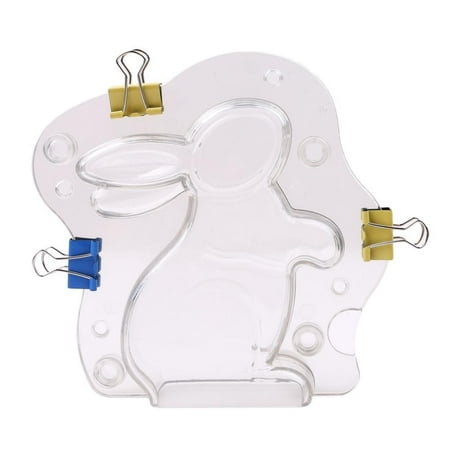 

3D Easter Bunny Mold Chocolate Candy Cake Jelly Baking Tools Non-Stick DIY Mold for Easter Decoration