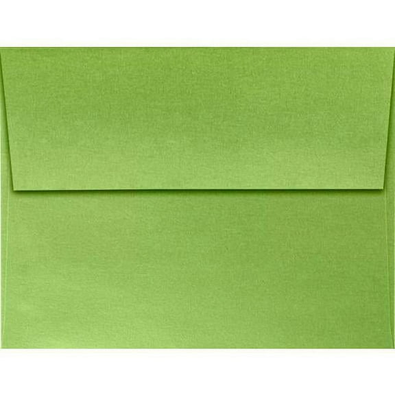 LUXPaper A2 Invitation Envelopes, 4 3/8 x 5 3/4, Fairway Green Metallic, 250 Pack