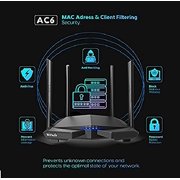 Tenda AC6 AC1200 Dual-Band Wi-Fi Home Router with Smart App