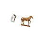 thumbnail image 5 of Estatua moderna abstracta de delfín y caballo de cerámica para soporte de TV, chimenea, oficina, sala de estar, mesa de centro. Escultura de animal, f, 5 of 8