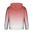 thumbnail image 5 of Dagugfen Tops for Men Sweatshirts Hoodie Drawstring Loose Print Fashion Pullover Casual Tops Pocket, 5 of 6