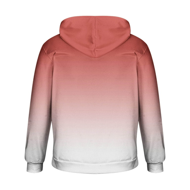 Tie Dye Pullover Pink Ombre Hoodie ZCFZJW Mens Ombre Hoodie Long