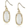 thumbnail image 1 of Kendra Scott 4217711439 Signature Lee Gold Plated Slate Glass Drop Earrings, 1 of 1