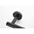 thumbnail image 2 of 3 Piece Bathroom Hardware Set with Towel Bar and Toilet Paper Holder, Wall Mounted Bathroom Accessories Kit for Bathroom, Black Finish, 2 of 11