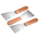 thumbnail image 5 of Uxcell 3" Cr-V Steel Flexible Broad Tip with Wood Handle Putty Taping Paint Scraper 3 Pack, 5 of 5