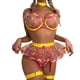 thumbnail image 1 of Gibobby Ropa sexy de mujer para sexo Liguero con Medias y Tanga Lingerie Set de Dormir Mujer Lenceria Mujer Talla Grande Mujer Sexy Bralette y Tanga Pijamas en Pareja(Rosa, XXG), 1 of 5