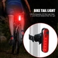 thumbnail image 1 of Luz trasera de bicicleta, 4 modos, linterna para bicicleta MTB, lámpara trasera de seguridad impermeable (2 uds), 1 of 8