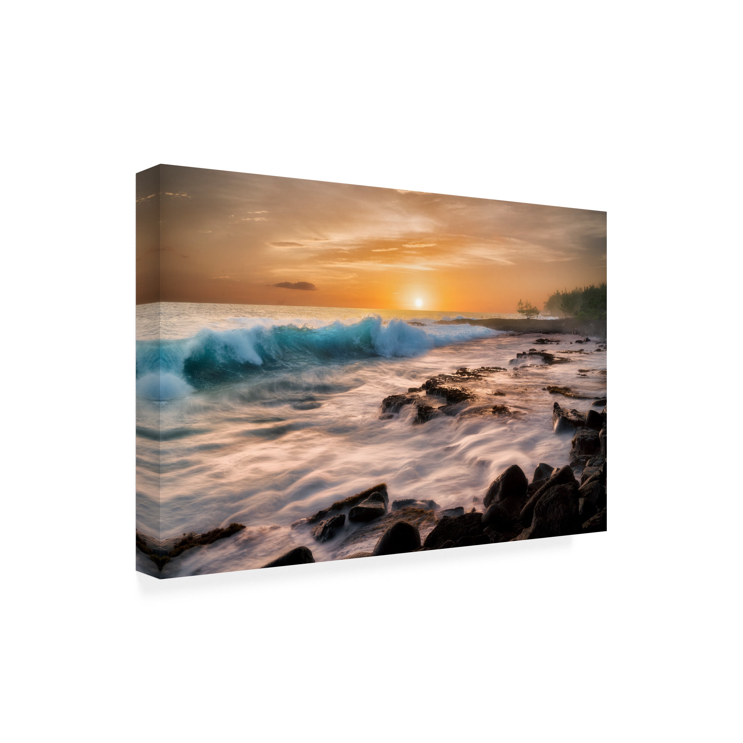 Dennis Frates 'Waves 3' Canvas Art