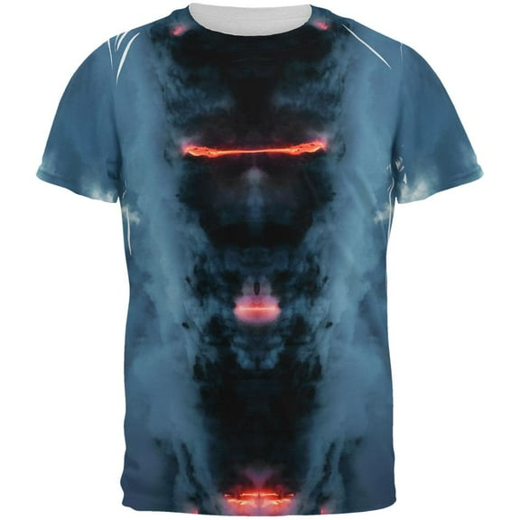 Demons In The Mist Lava All Over Mens T Shirt Multi SM