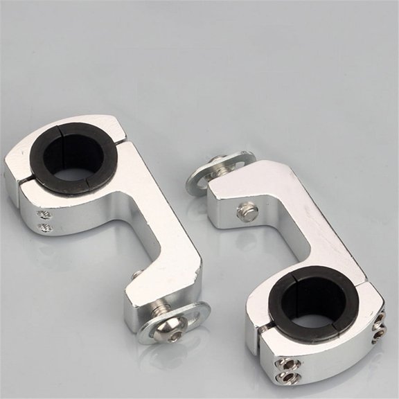 2 Pcs Motorcycle Bike Handguard Bracket Mounting Securing Clips 22/28mm Retrofit