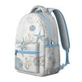 thumbnail image 2 of Lightweight Travel Backpack Featuring Vintage Seashell and Ocean Themes, 2 of 6