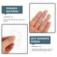 thumbnail image 3 of Troglfold shower rod racks Clear Adhesive Shower Rod Brackets - 3pcs,2.36"X2.36"X0.59", 3 of 11