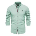 thumbnail image 2 of Camisa Slim Fit Calidad Moda Casual Formal Manga Larga Hombr, 2 of 8