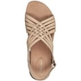 thumbnail image 3 of Easy Spirit Womens Mar Leather Slingback Flat Sandals, 3 of 3