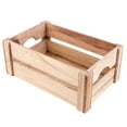 1pc Creative Vintage Wood Storage Basket Wooden Storage Organizer for