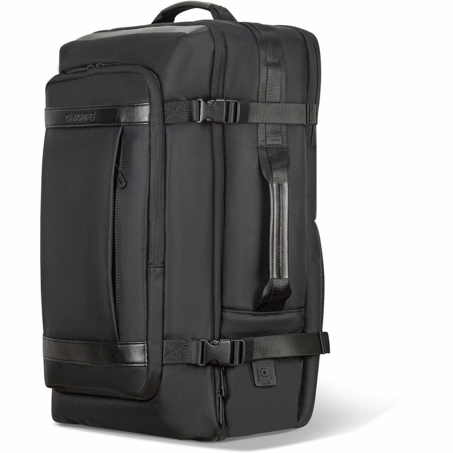 Champs Onyx Carrying Case Rugged (Backpack) for 11" to 17" Travel, Black