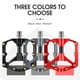 thumbnail image 5 of Pedal de bicicleta Pedales ultraligeros de aleación de aluminio para bicicleta 3 rodamientos antideslizantes impermeables planos y anchos accesorios para ciclismo, 5 of 7