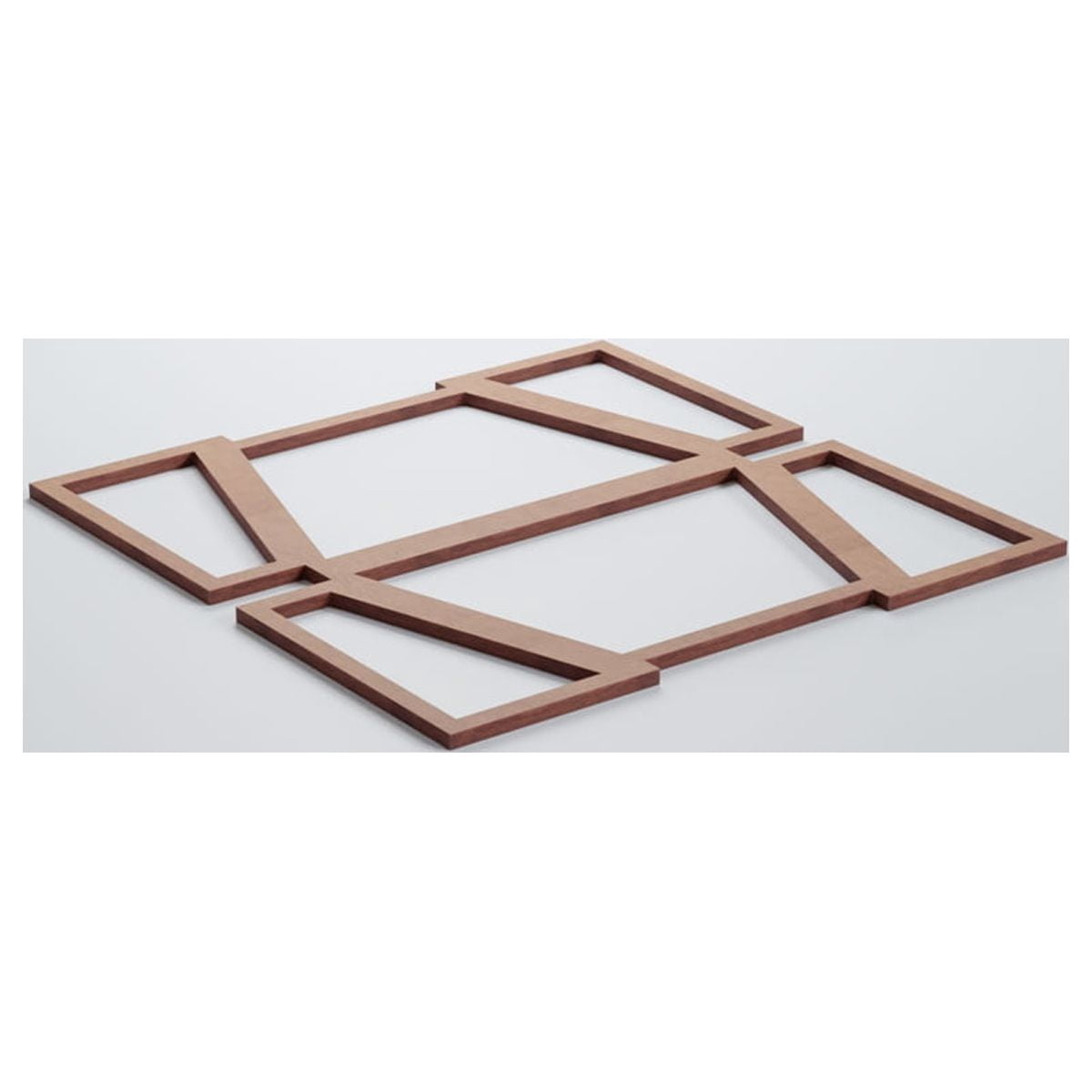 Ekena Millwork 11 3/8"W x 11 3/8"H x 1/4"T Small Greeley Decorative Fretwork Wood Wall Panels, Wood (Paint Grade)