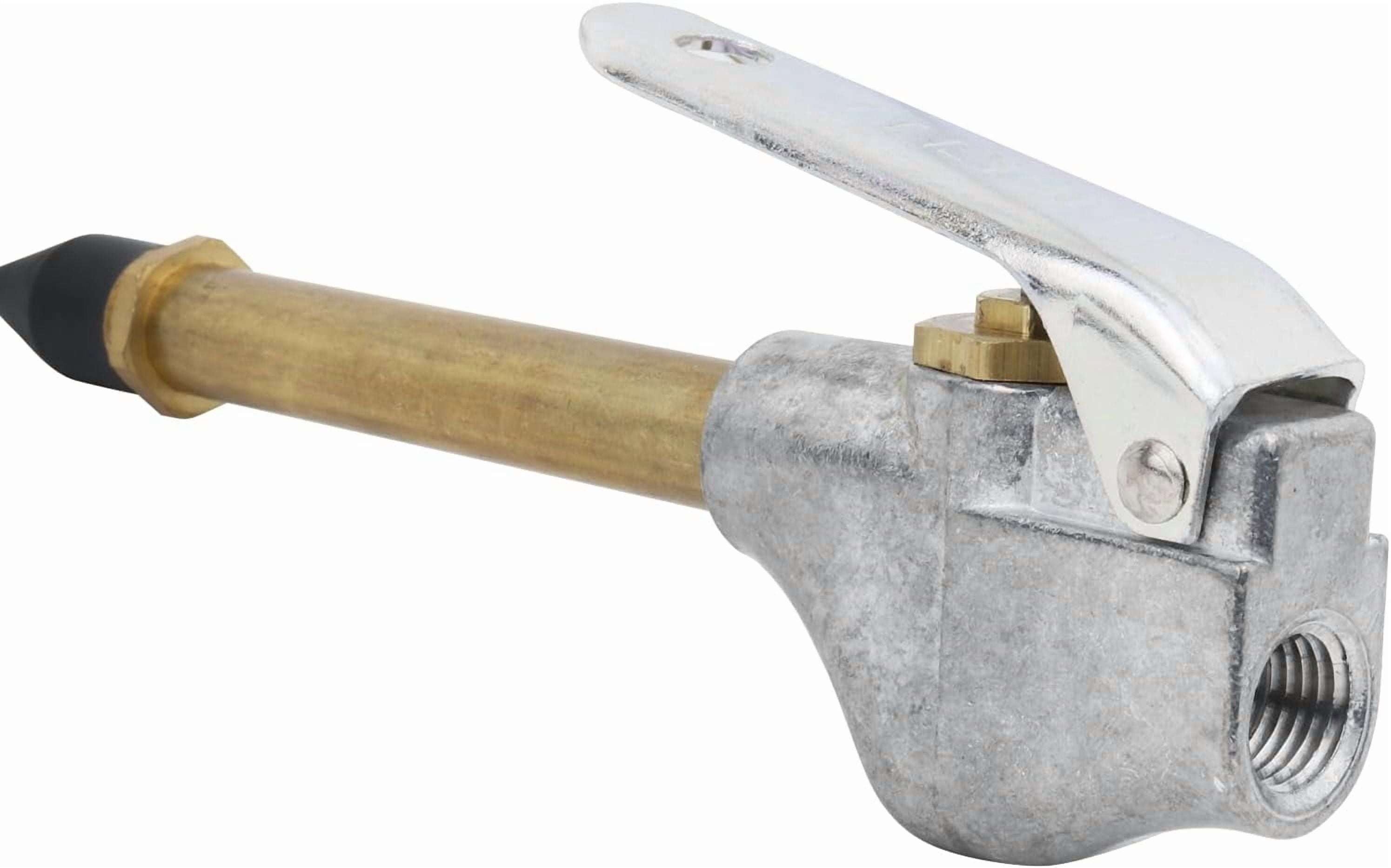 MKEUDQ-Lever-Style Grip Industrial Air Blow Gun with Rubber Tip, 1/4" NPT, S-153