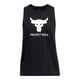 thumbnail image 2 of Camiseta sin mangas Under Armour Project Rock para mujer, negra XL, 2 of 3