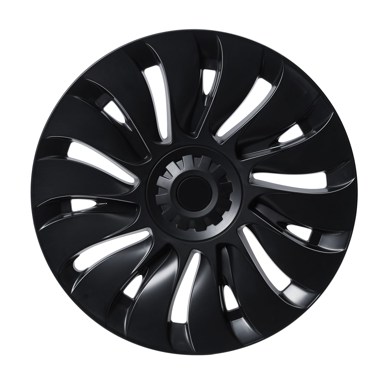WETS 4Pcs/Set Wheel Cover Hubcap, Automotive Hub Caps, 19 Inches Modified Wheel Cover Replacement for Tesla Model Y AD