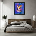 thumbnail image 3 of Stephen Chambers 26x30 Black Modern Wood Framed Wall Art Titled - Sxsw 1, 3 of 6