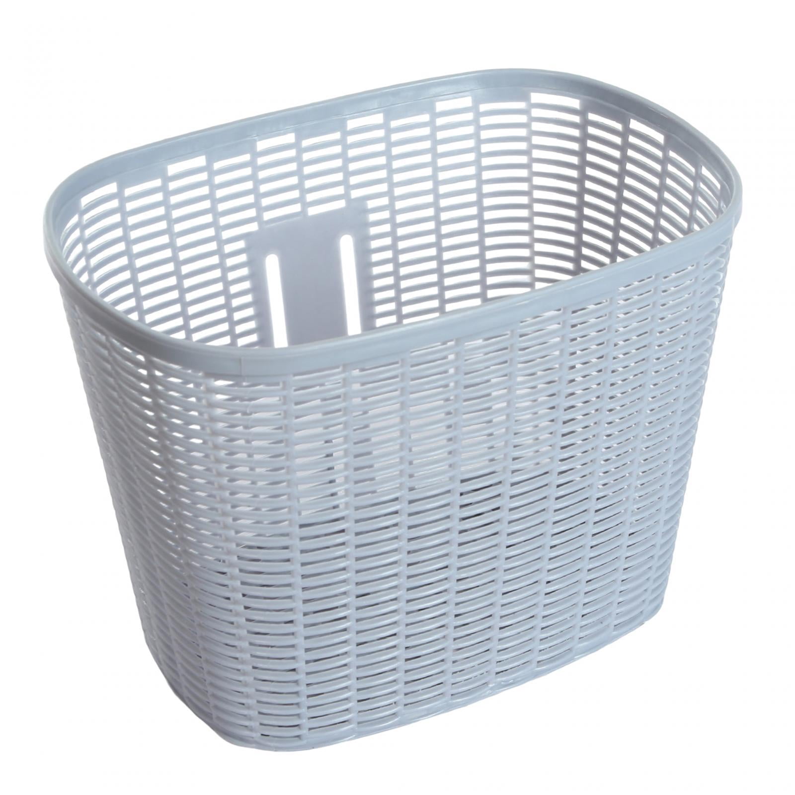 Bike Basket Easy to Install Bike Accessory Removable Most Adult Bikes Front grey